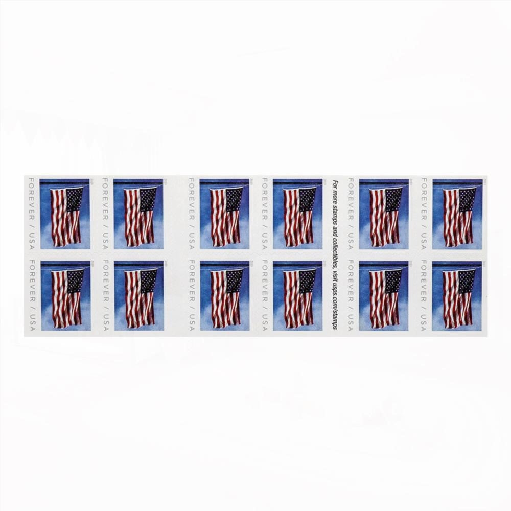 100Pcs 2019 U.S. Flag Forever Stamps Booklet