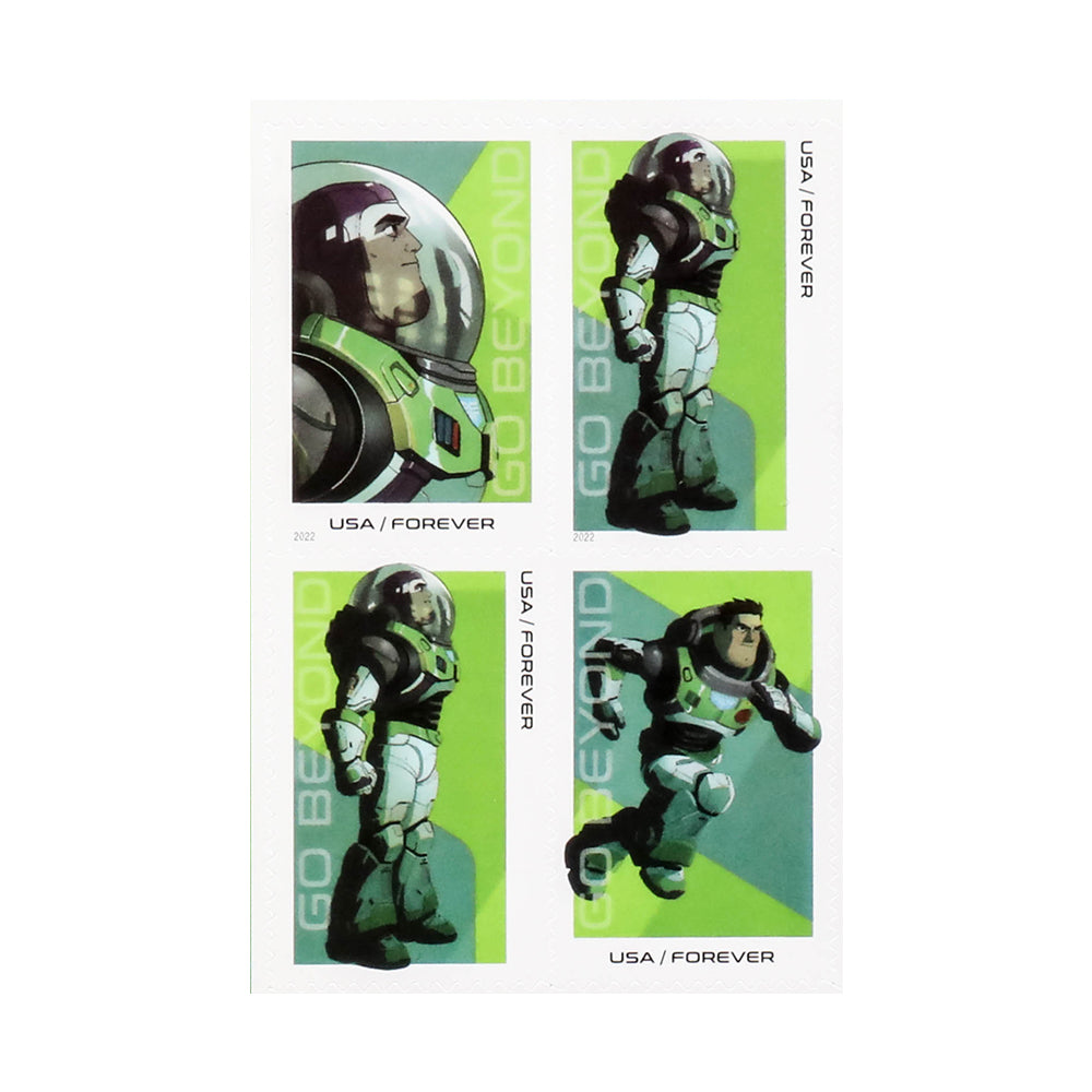 100Pcs 2022 First-Class Forever Stamps - Go Beyond: Buzz Lightyear