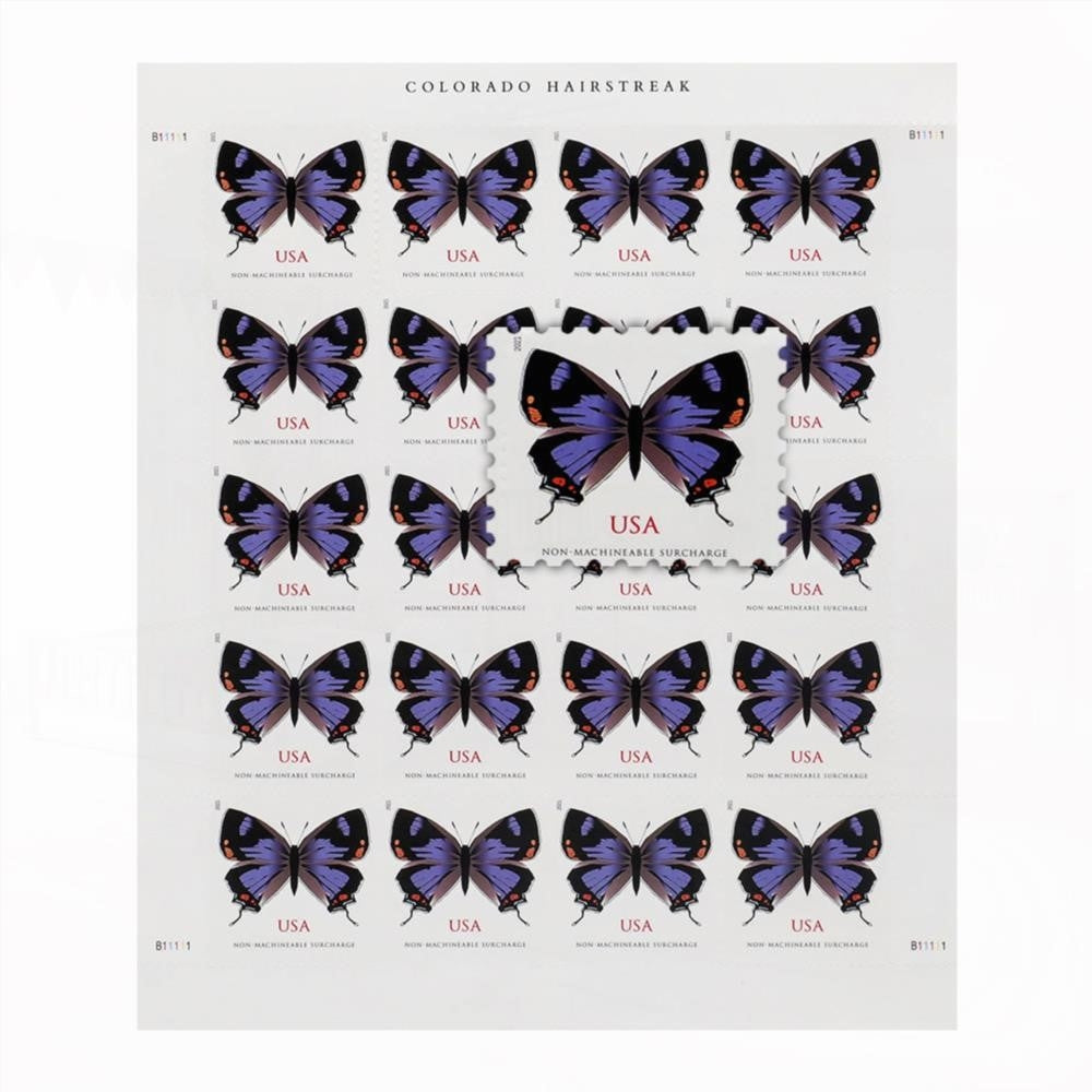 100Pcs US 2021 Colorado Hairstreak Stamps Forever
