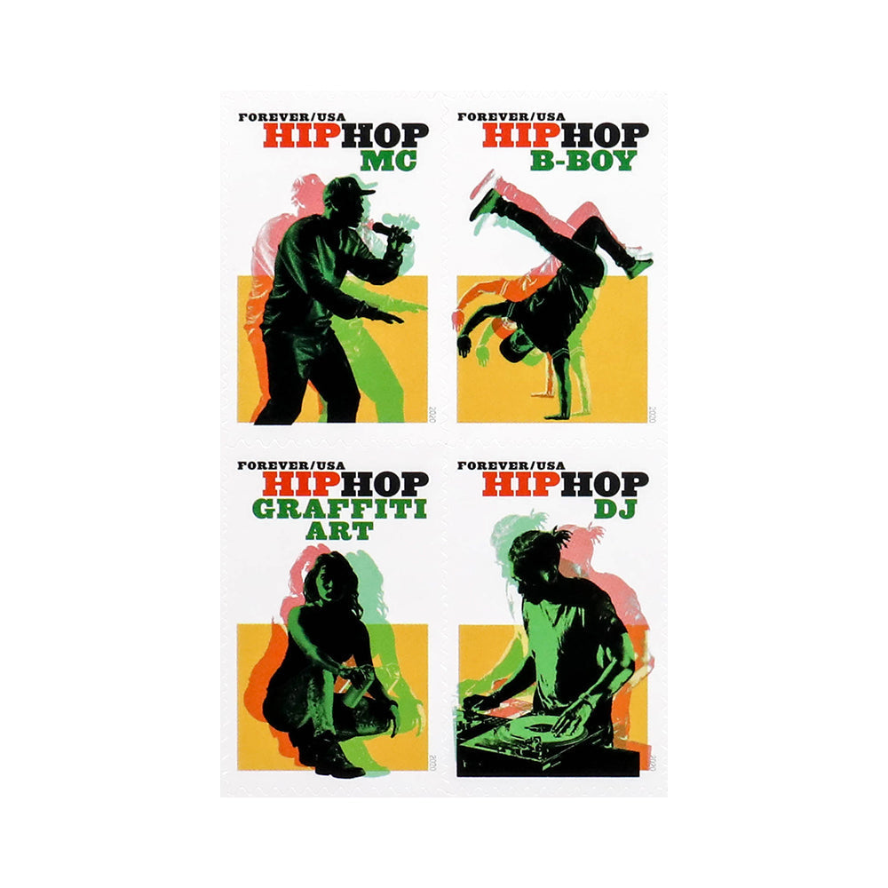 100Pcs 2020 US First-Class Forever Stamp - Hip Hop: DJ