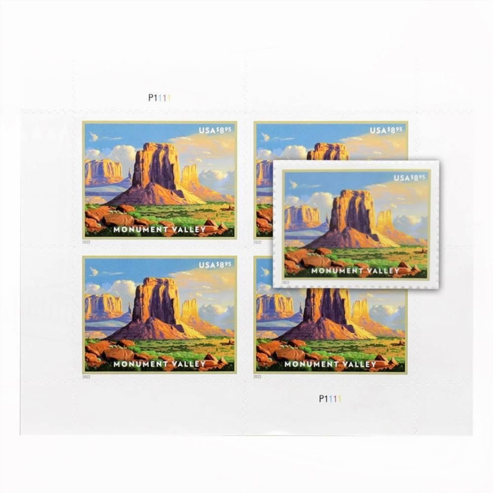 20Pcs 2022 US STAMPS Monument Valley Priority Mail ¡§C American Landmarks Series
