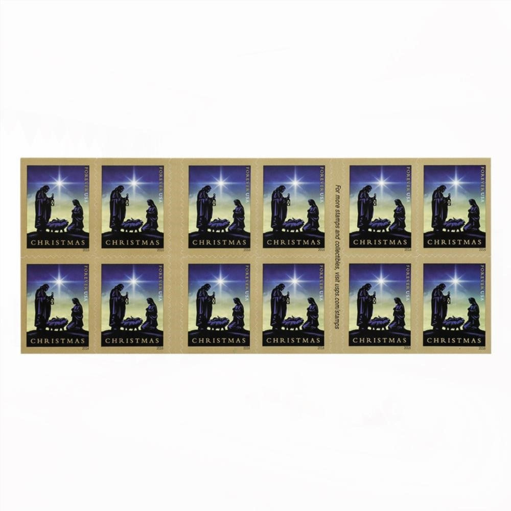100Pcs 2016 US Nativity Forever First Class Postage Stamps