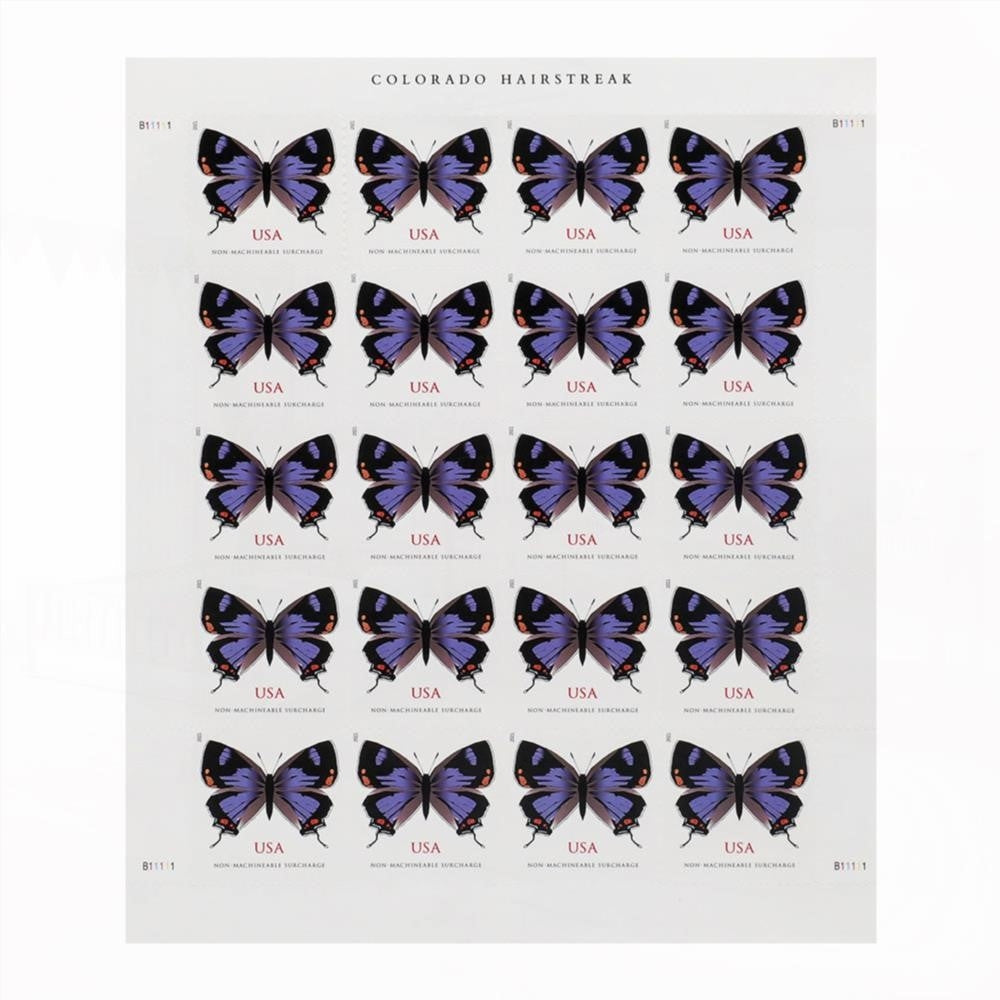 100Pcs US 2021 Colorado Hairstreak Stamps Forever