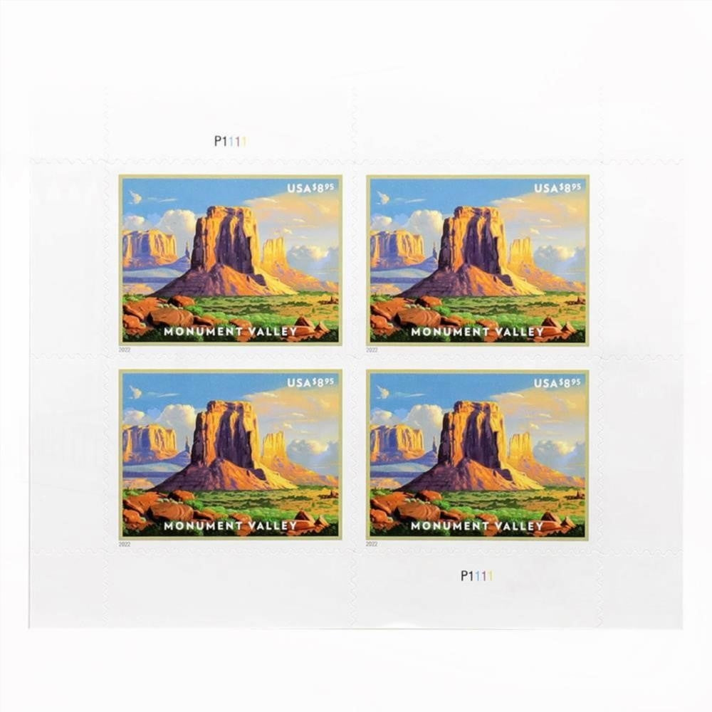 20Pcs 2022 US STAMPS Monument Valley Priority Mail ¡§C American Landmarks Series