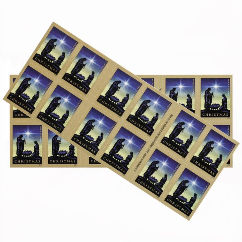 100Pcs 2016 US Nativity Forever First Class Postage Stamps