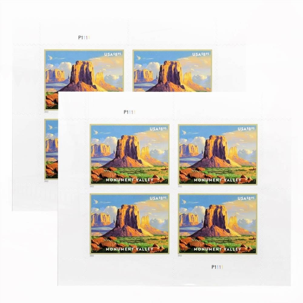 20Pcs 2022 US STAMPS Monument Valley Priority Mail ¡§C American Landmarks Series