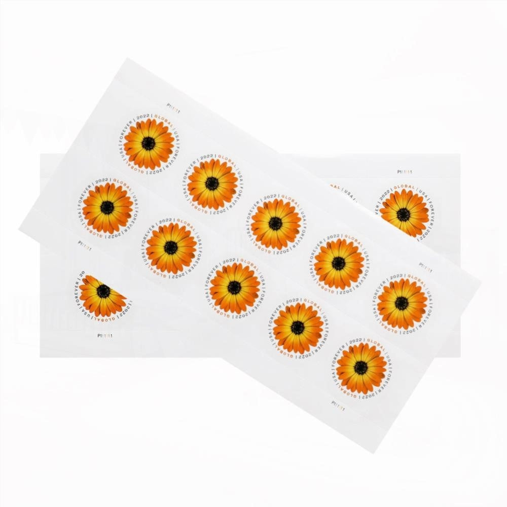 50Pcs 2022 US Global African Daisy Forever Stamps