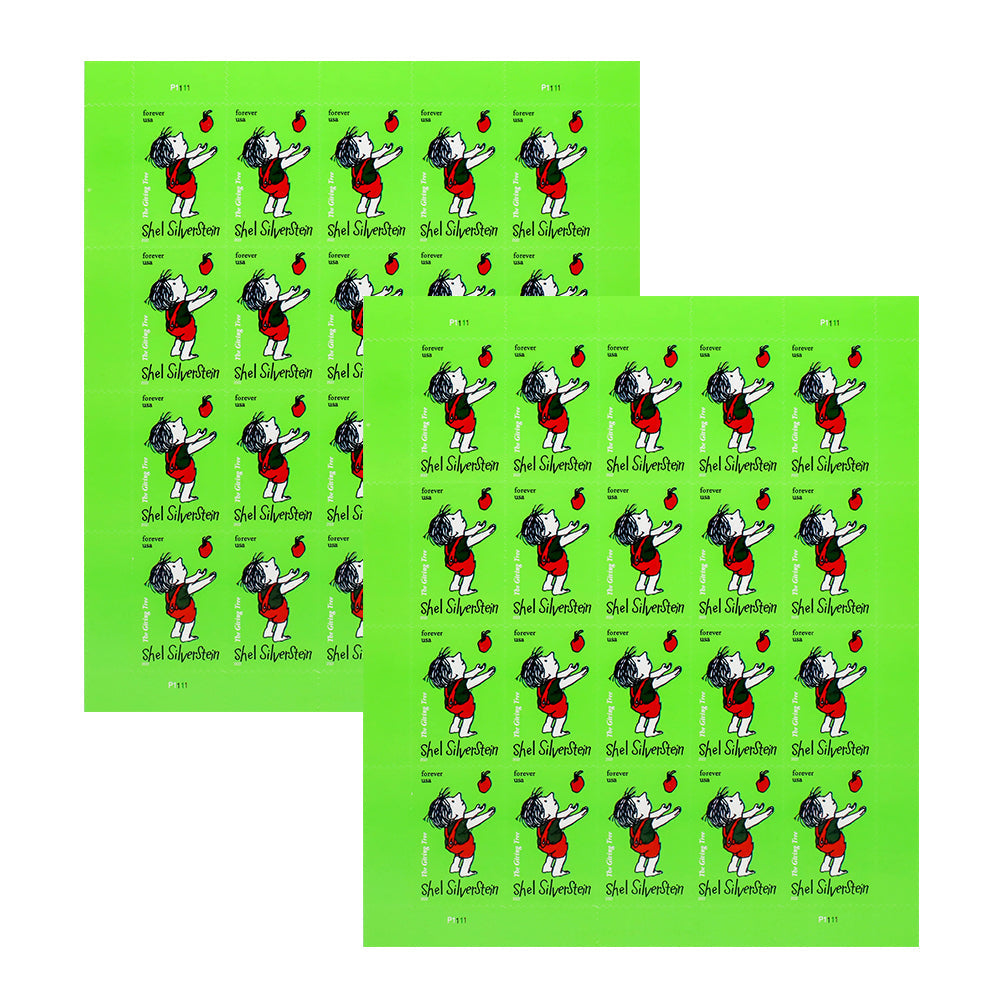 100Pcs 2022 US Shel Silverstein First Class Postage Stamps