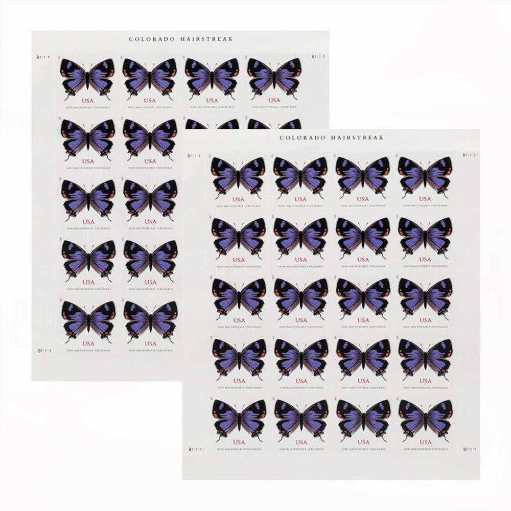 100Pcs US 2021 Colorado Hairstreak Stamps Forever