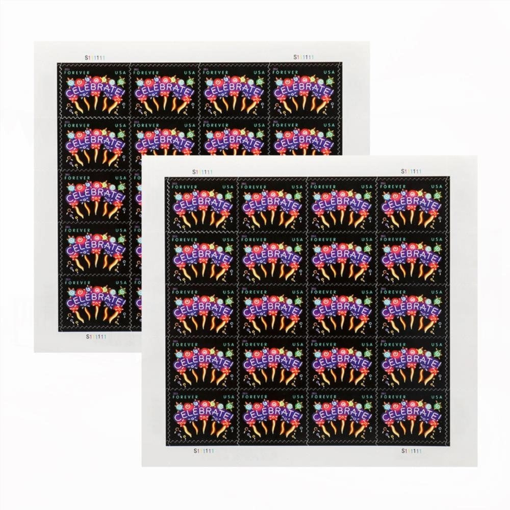 100Pcs 2011 US Wedding CELEBRATE Forever Stamps