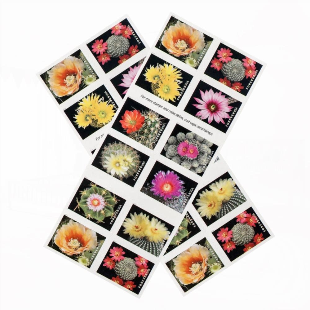 100Pcs U.S. 2019 Cactus Forever Stamps