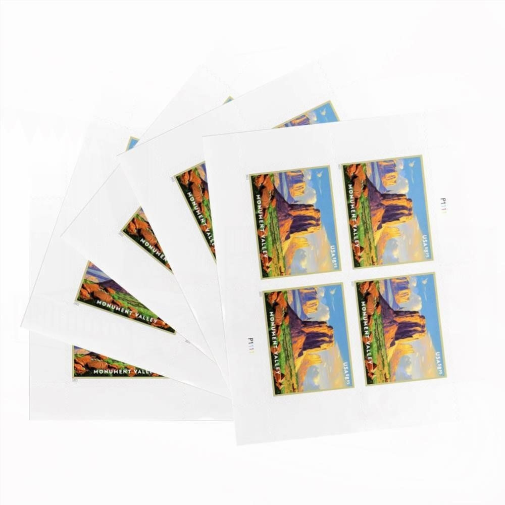 20Pcs 2022 US STAMPS Monument Valley Priority Mail ¡§C American Landmarks Series