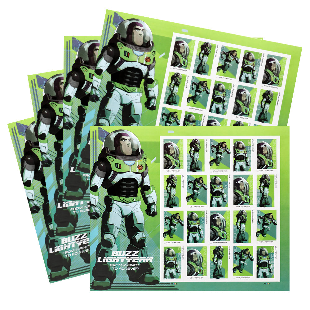 100Pcs 2022 First-Class Forever Stamps - Go Beyond: Buzz Lightyear