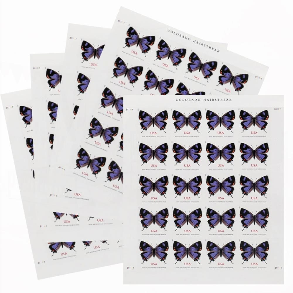 100Pcs US 2021 Colorado Hairstreak Stamps Forever