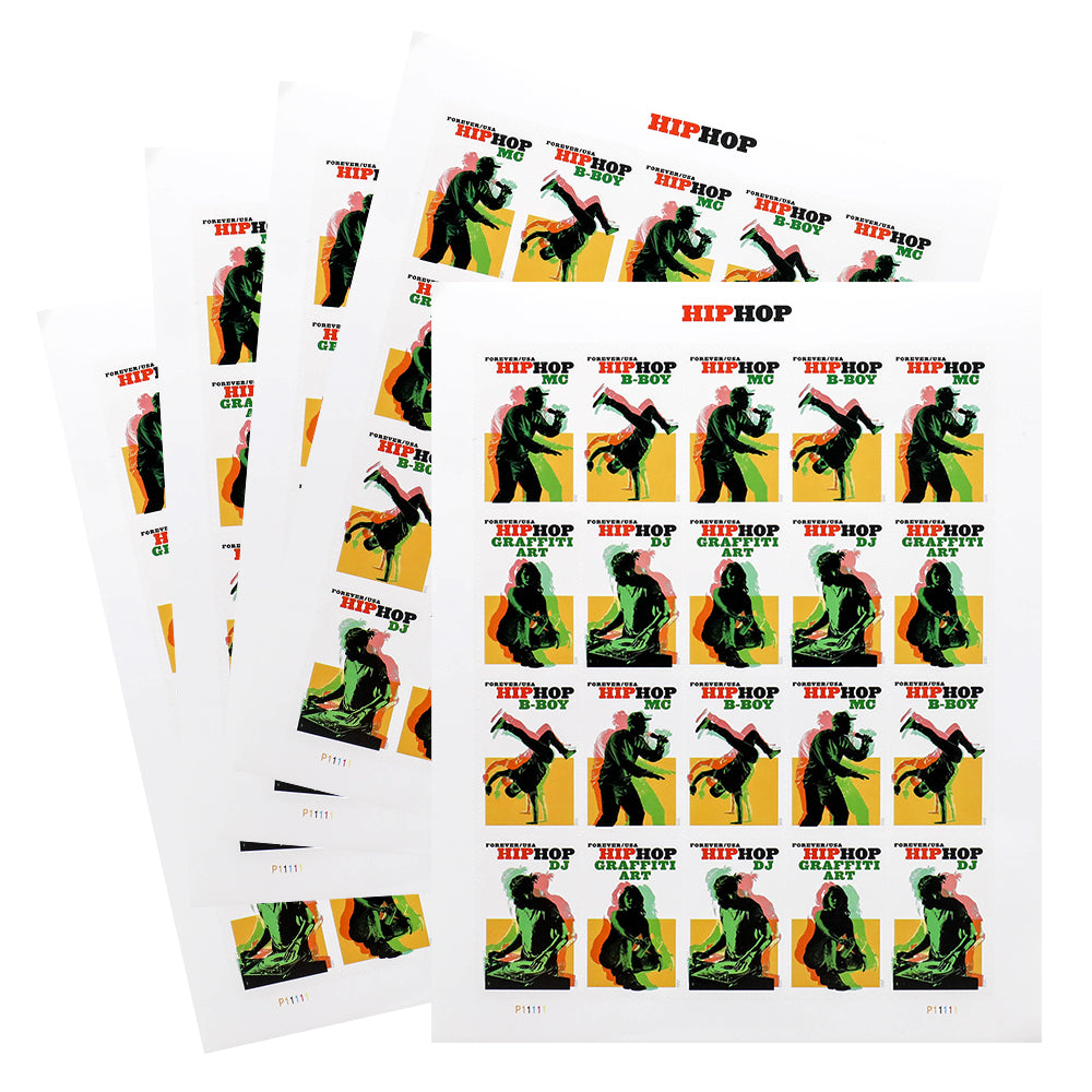 100Pcs 2020 US First-Class Forever Stamp - Hip Hop: DJ