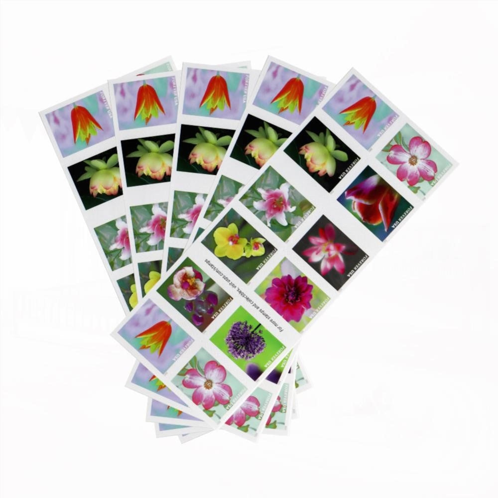 100Pcs 2021 U.S. Garden Beauty Forever Postage Stamps