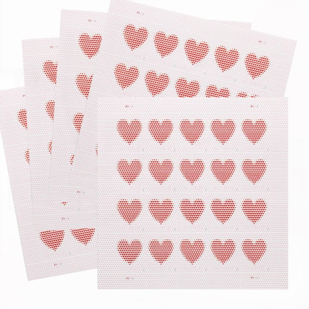 100Pcs 2020 US Made of Hearts Forever First-Class Postage Stamps Wedding