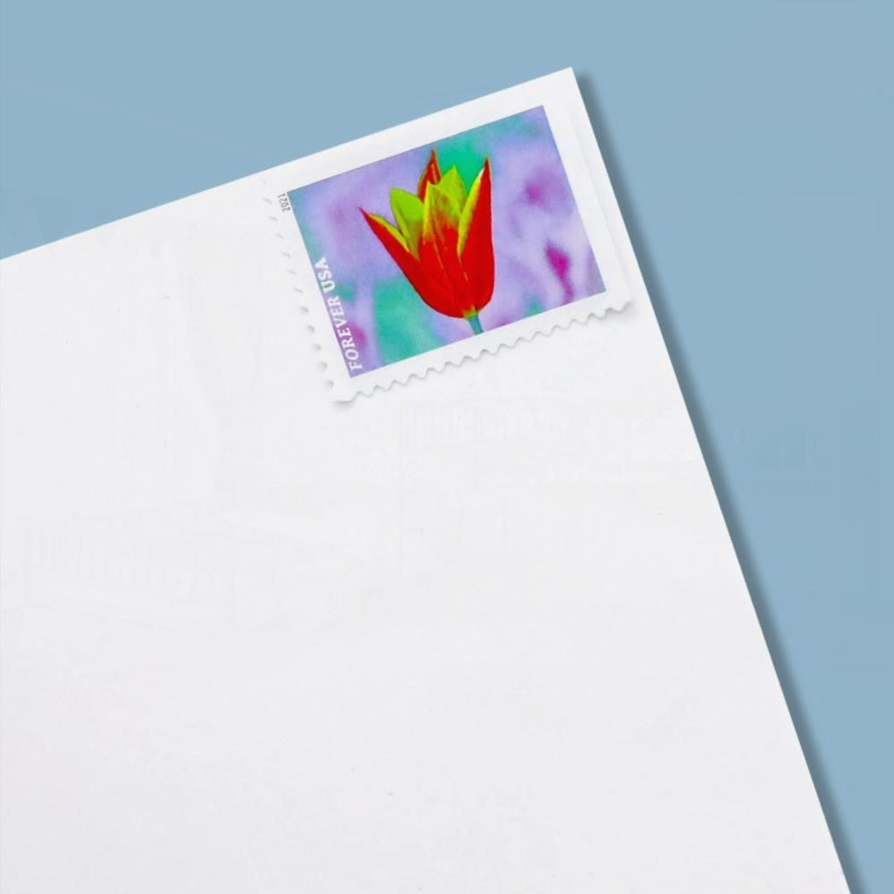 100Pcs 2021 U.S. Garden Beauty Forever Postage Stamps