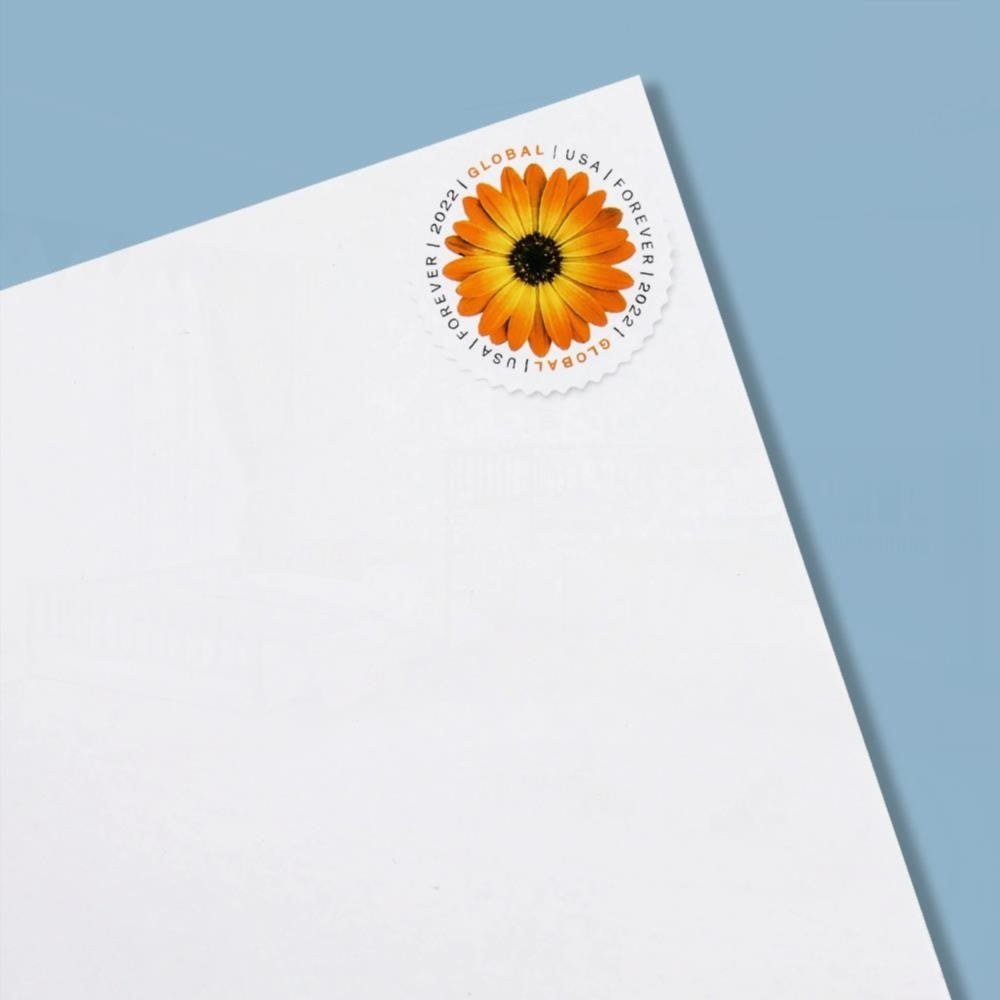 50Pcs 2022 US Global African Daisy Forever Stamps