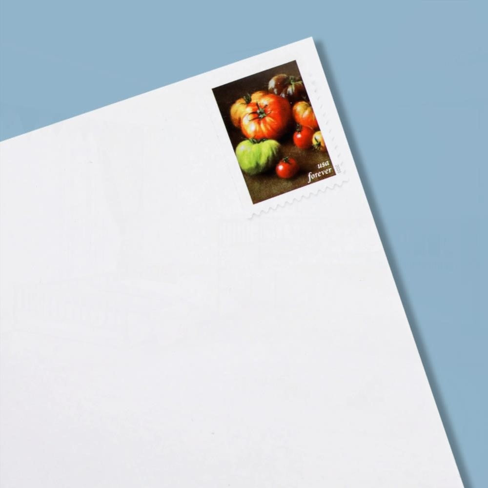 100Pcs U.S. 2020 Fruits & Vegetables Forever Stamps