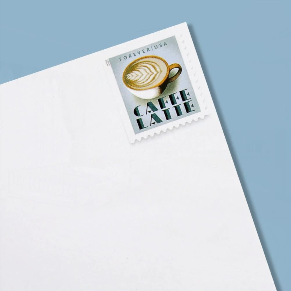 100Pcs 2021 U.S. Espresso Drinks Forever Postage Stamps