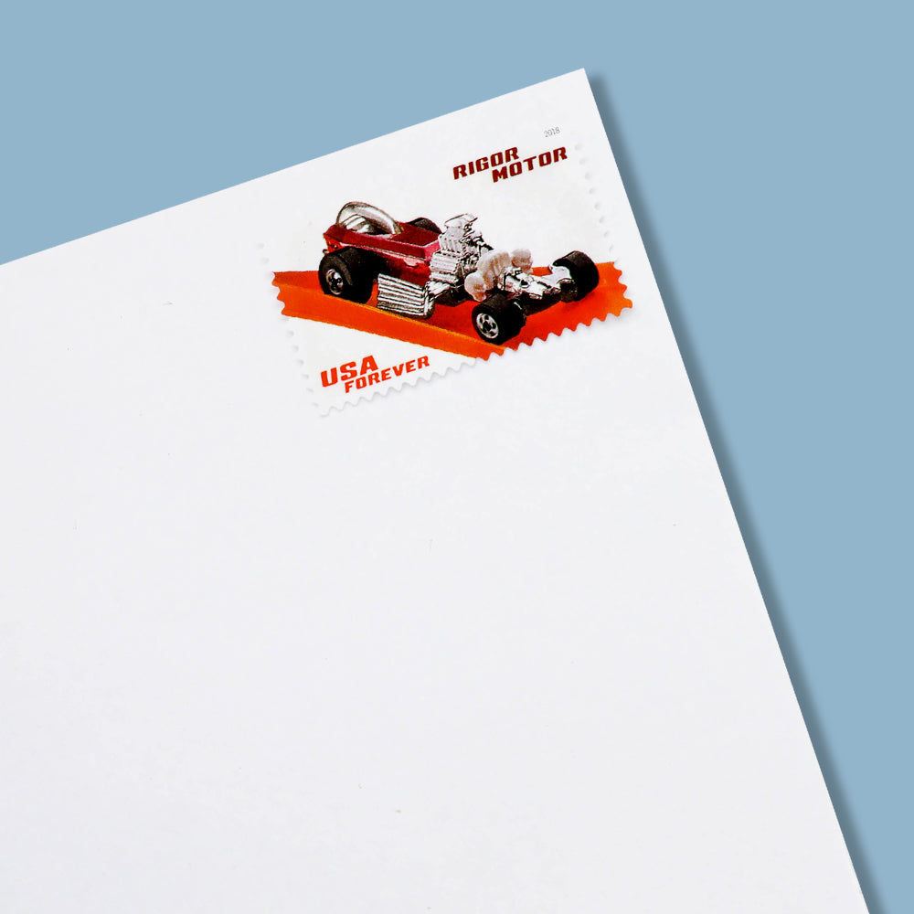 100Pcs 2018 US Hot Wheels Forever Stamps