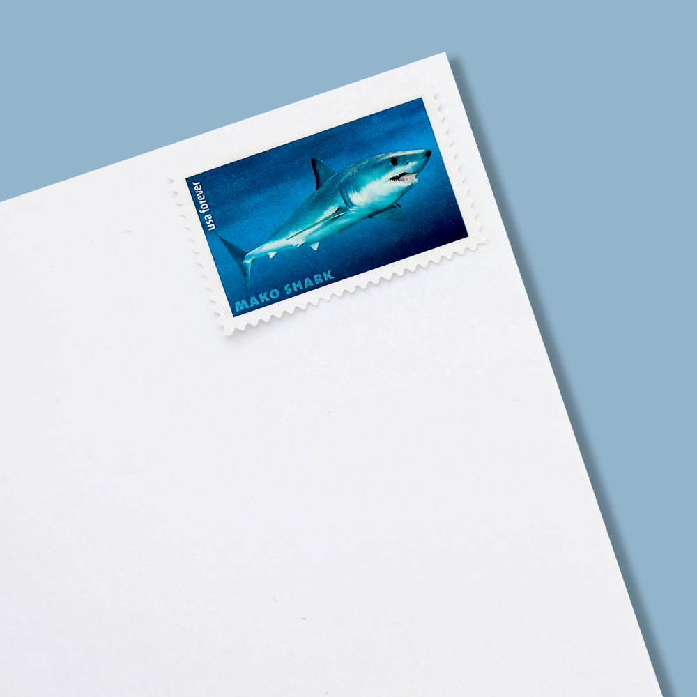 100Pcs 2017 U.S. Postal Issue Sharks Forever Stamps