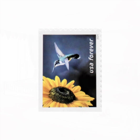 100Pcs 2024 Garden Delights Forever First Class Postage Stamps