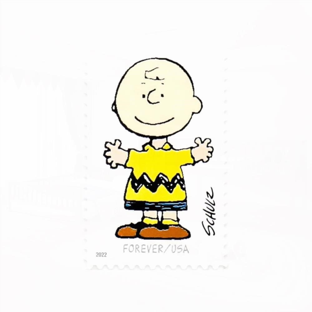 100Pcs 2022 First-Class Forever Stamps - Charles M. Schulz Framed Stamps