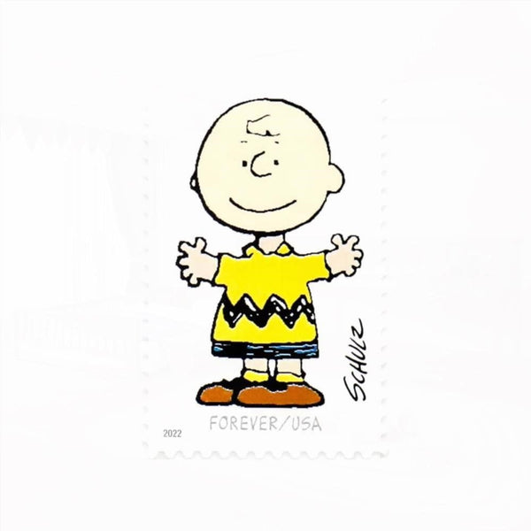 100Pcs 2022 First-Class Forever Stamps - Charles M. Schulz Framed Stamps
