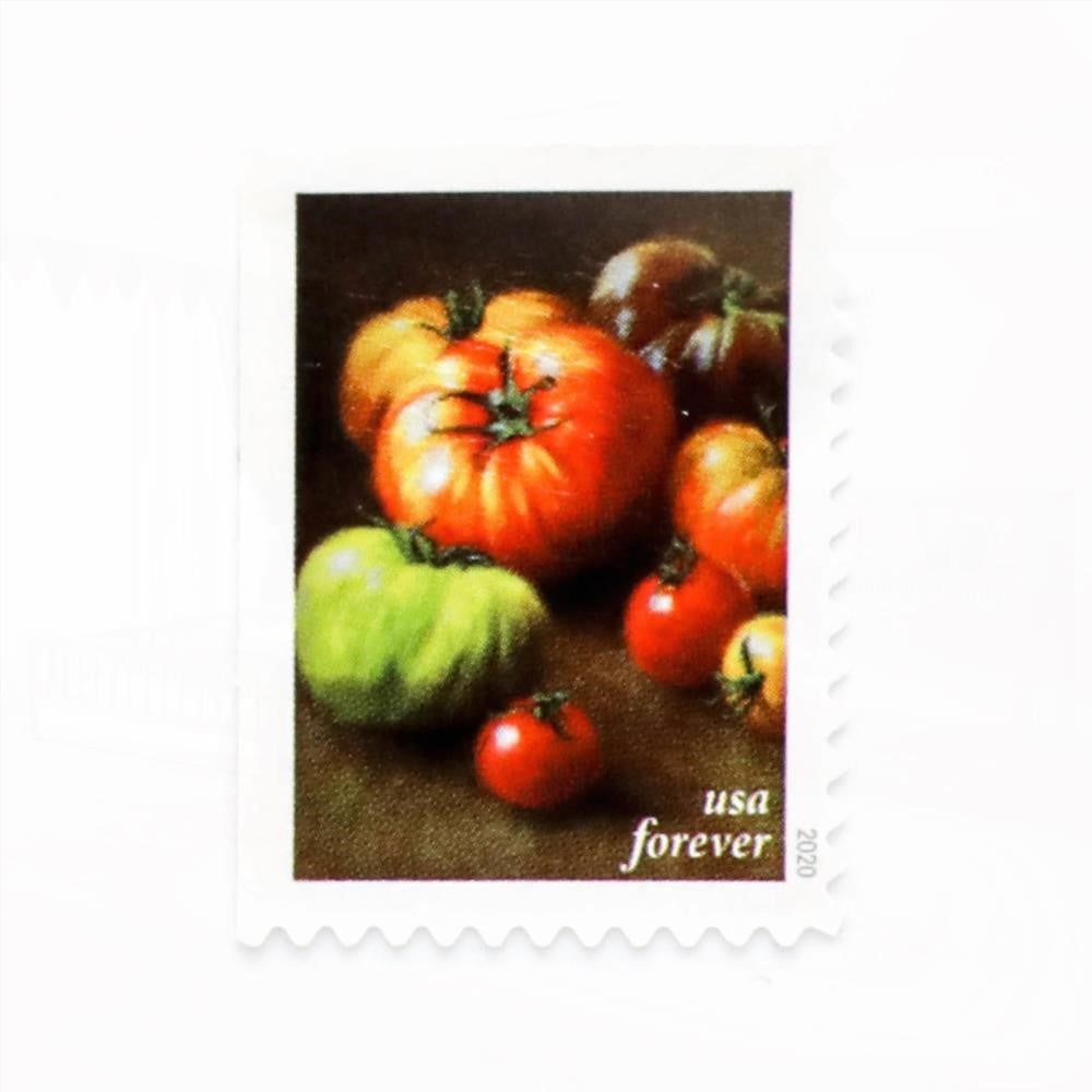100Pcs U.S. 2020 Fruits & Vegetables Forever Stamps