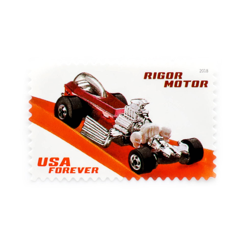 100Pcs 2018 US Hot Wheels Forever Stamps