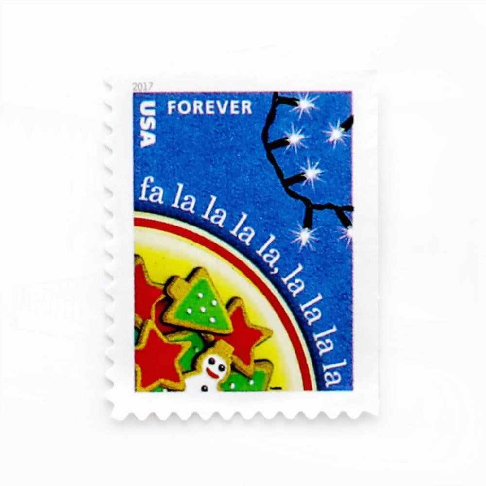 100Pcs 2017 US Forever Stamps Christmas Carols Booklet