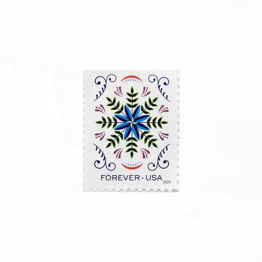 100Pcs 2024 US Holiday Joy First Class Forever Stamps