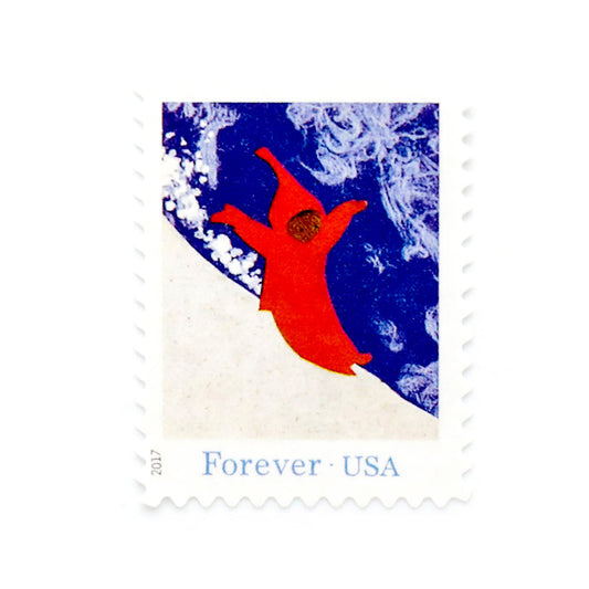 100Pcs 2017 US Snowy Day Forever Postage Stamps