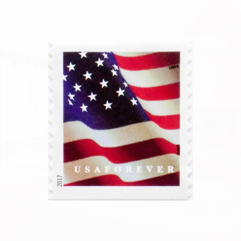100Pcs 2017 U.S Flag Forever First-Class Rate Stamps