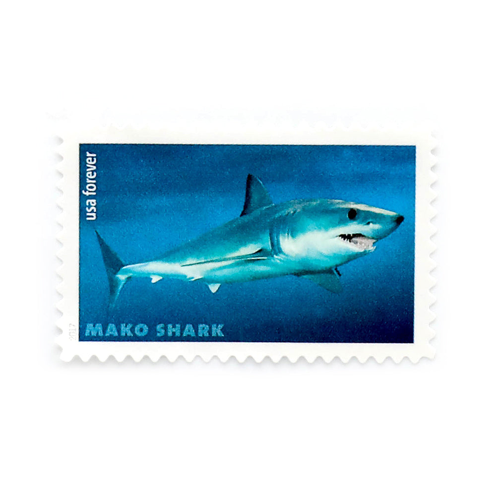 100Pcs 2017 U.S. Postal Issue Sharks Forever Stamps