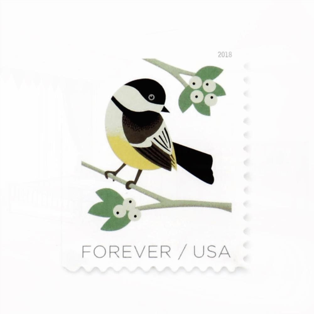 100Pcs 2018 US First-Class Forever Stamp - Birds in Winter