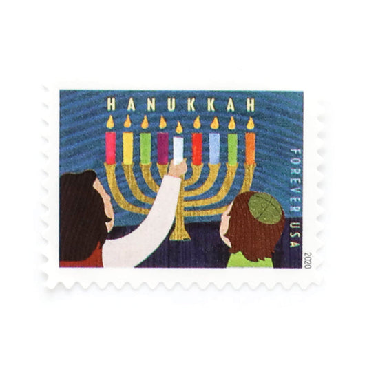 100Pcs 2020 US Hanukkah Forever Stamps