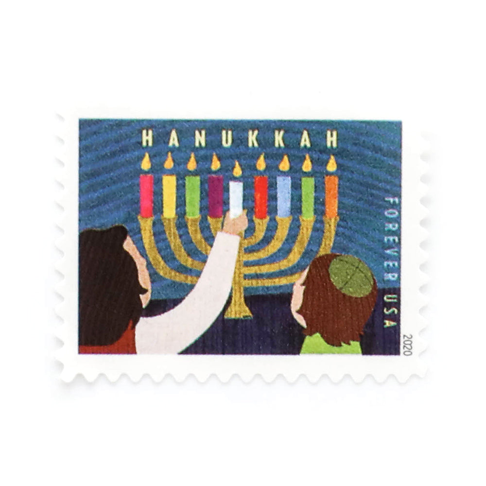 100Pcs 2020 US Hanukkah Forever Stamps