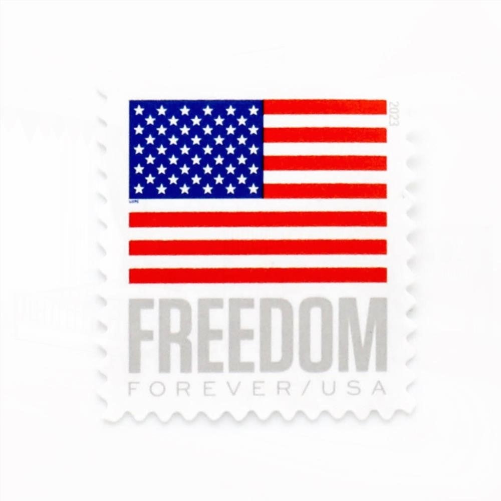 100Pcs 2023 US Flag Forever Stamps