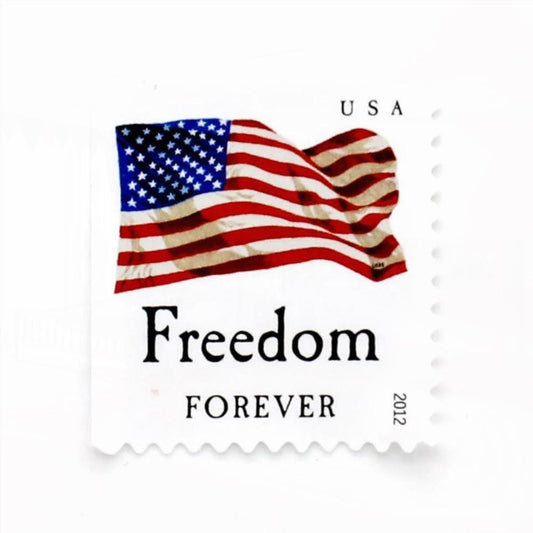 100Pcs 2012 First-Class Forever Stamp - Flag and & Equality