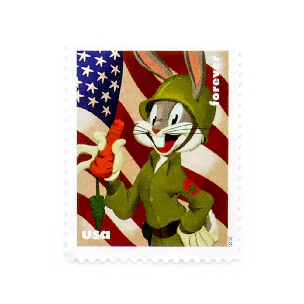 100Pcs 1997 U.S. Forever Postage Stamps Celebrating Bugs Bunny