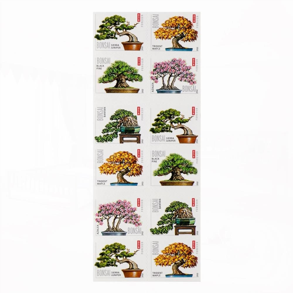100Pcs 2012 US Bonsai Forever Stamps