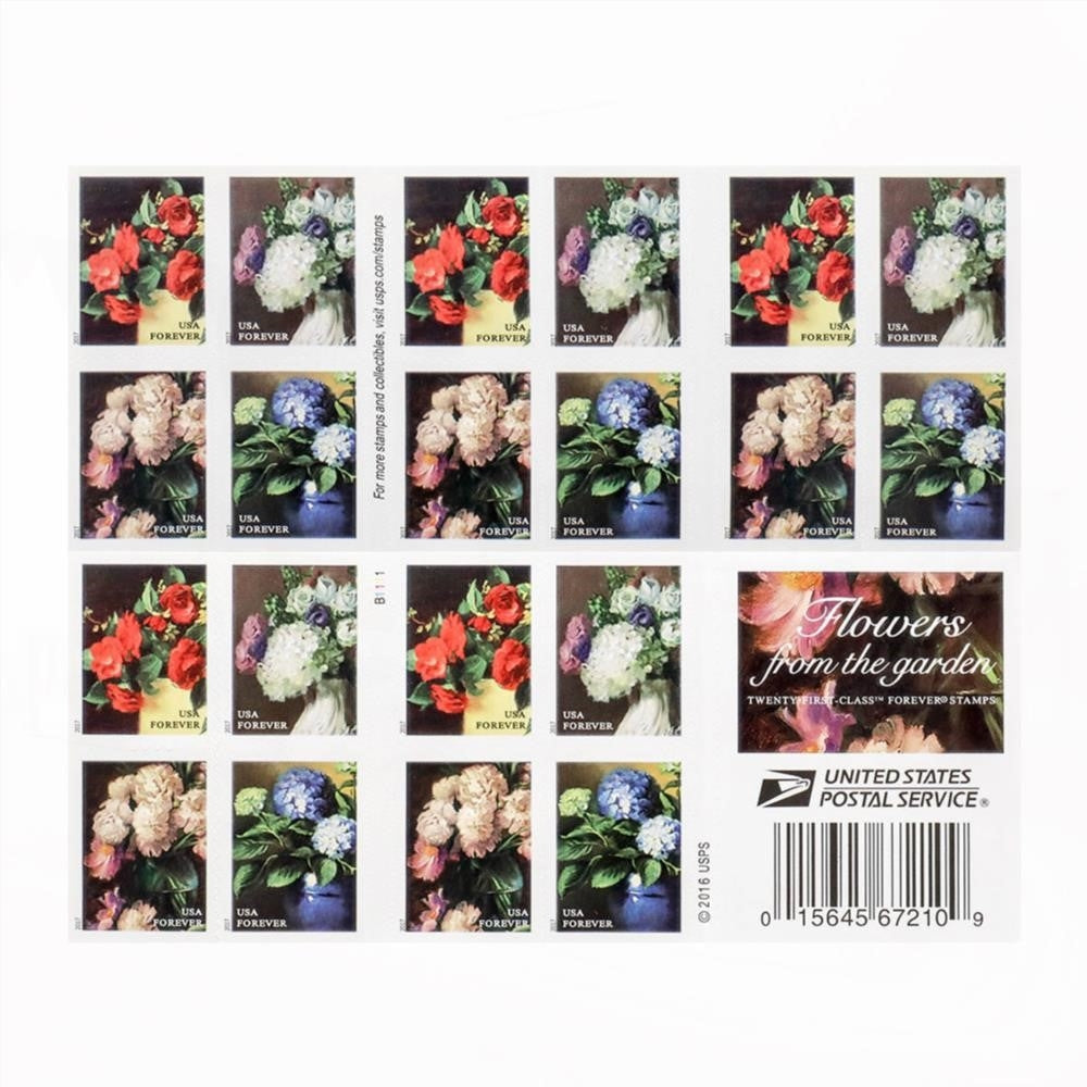 100Pcs 2017 US Flowers from the Garden
