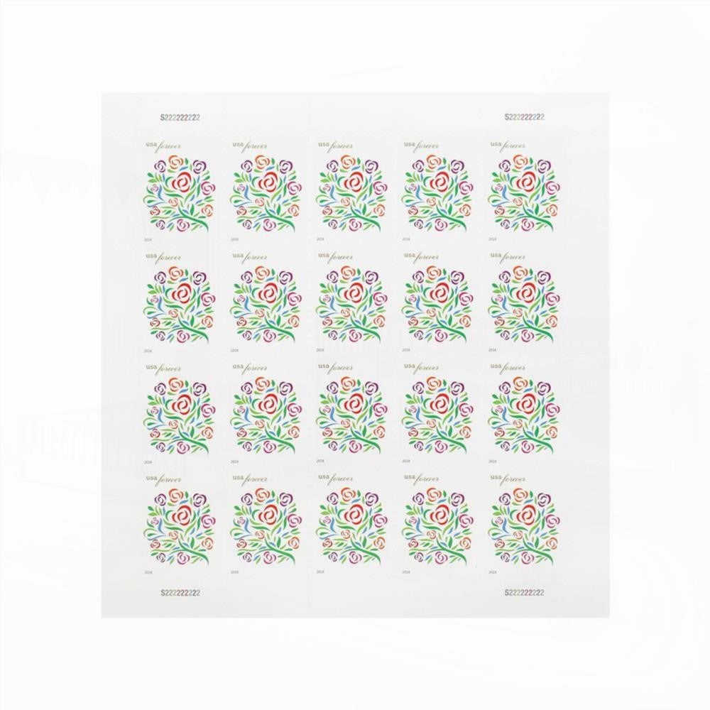 100Pcs 2013 First-Class Forever Stamp - Wedding Series: Where Dreams Blossom
