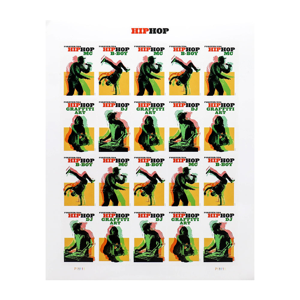 100Pcs 2020 US First-Class Forever Stamp - Hip Hop: DJ