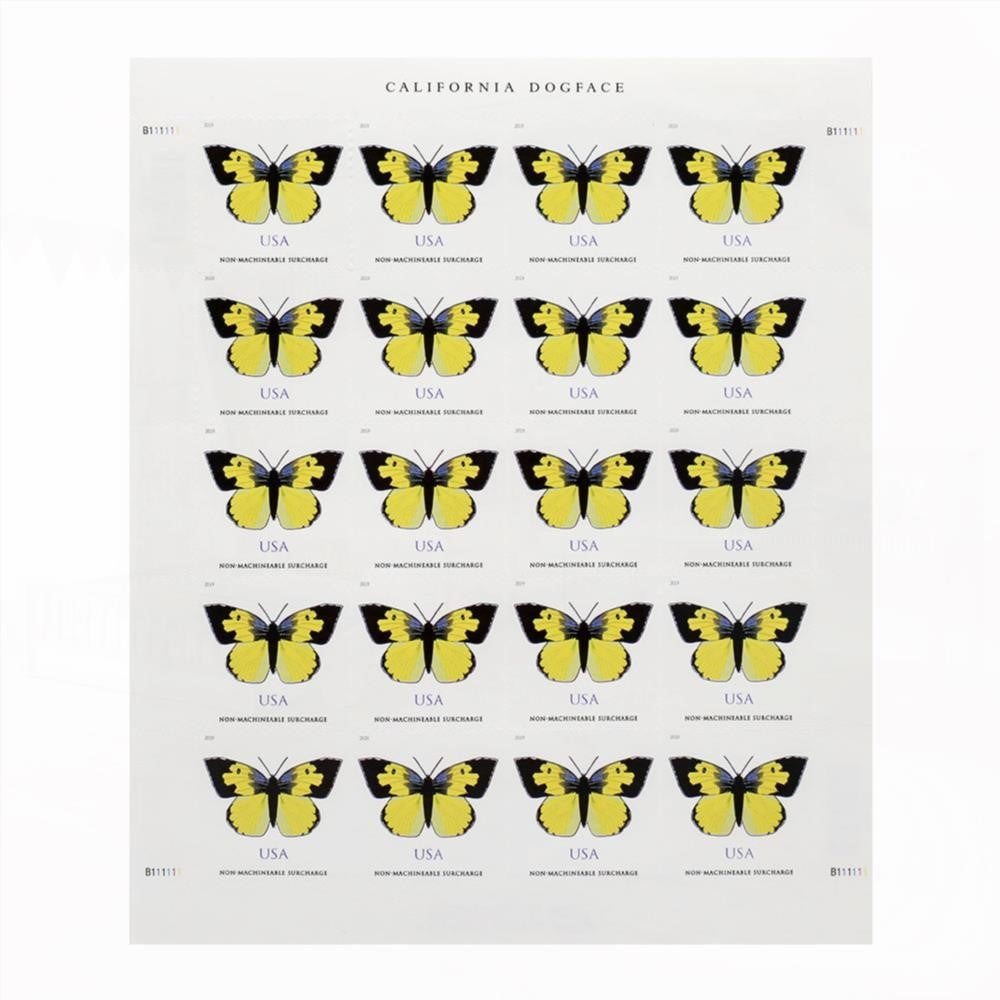 100Pcs 2019 US California Dogface Forever Stamps