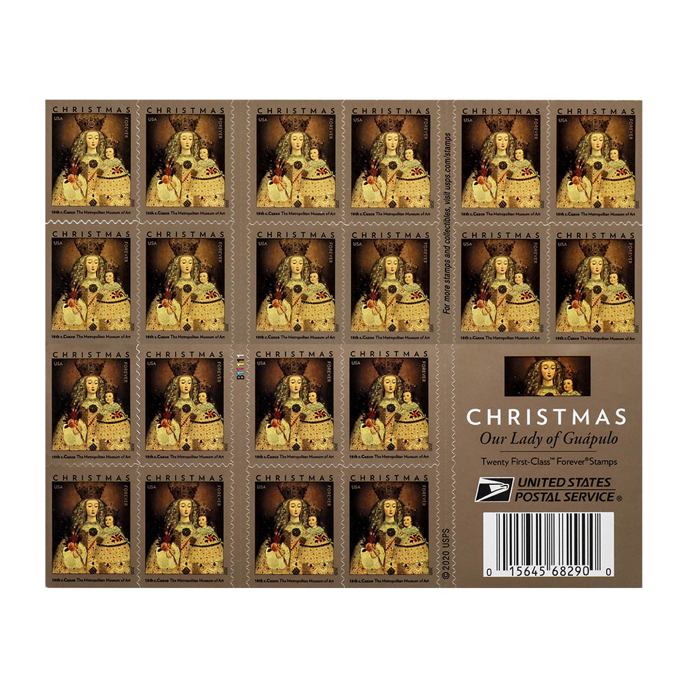 100Pcs 2020 US Our Lady of Gu¨¢pulo Forever Stamps