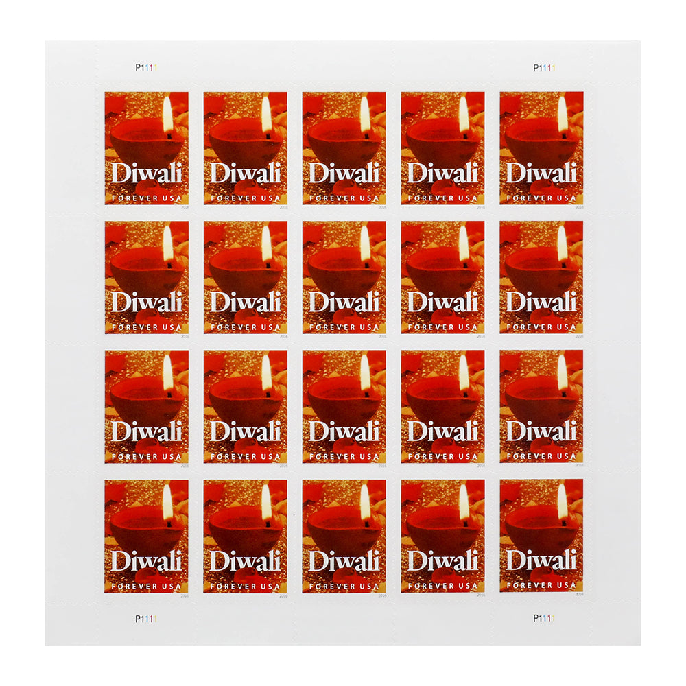 100Pcs 2016 US Diwali Celebration First Class Postage Stamps